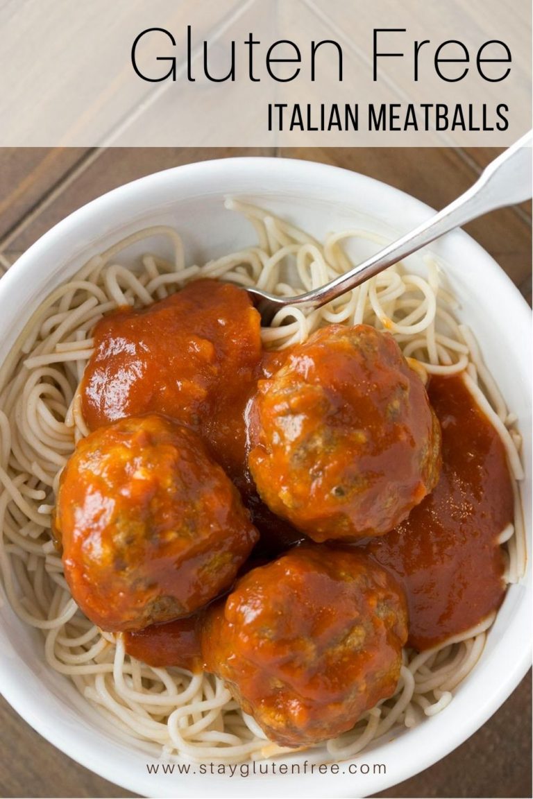 Gluten Free Italian Meatballs - Stay Gluten Free